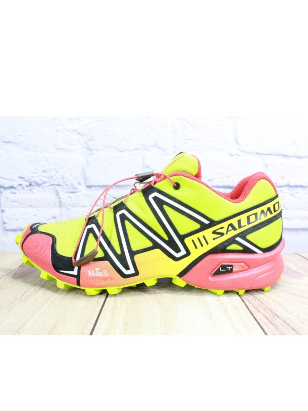 Salomon Speedcross 3 Trail Running Shoes Yellow Red Black Size 11